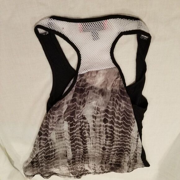 Sugar High Womens M Tank Top Shirt Black Night Air Starry - Picture 5 of 5